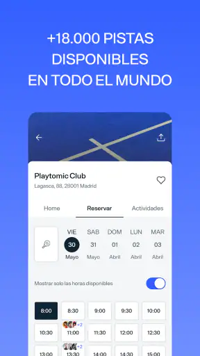 Playtomic - Jugar a padel screenshot