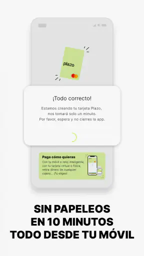Plazo: Tarjeta y préstamos screenshot