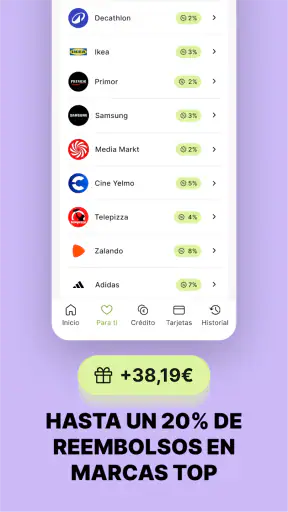 Plazo: Tarjeta y préstamos screenshot