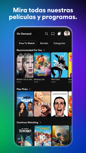Plex: TV en vivo, pelis y más screenshot