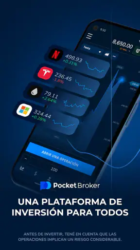 Pocket Broker - trading screenshot