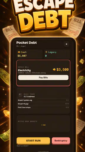 Pocket Debt: Smash & Pay screenshot