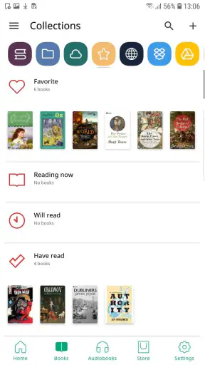 PocketBook libro screenshot