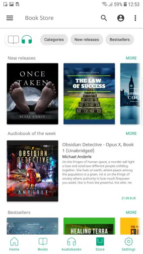 PocketBook libro screenshot