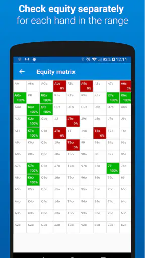 Poker calculator Holdem Lab screenshot