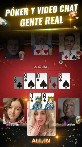 PokerGaga: Poker & Video Chat screenshot