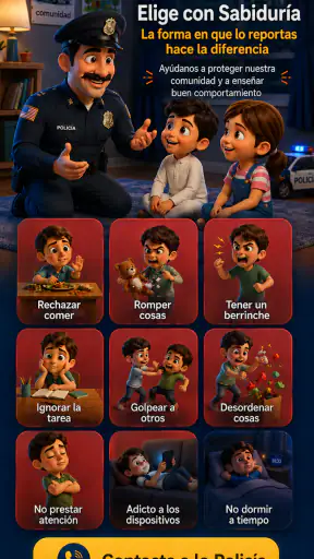 Policia de Niños Llamada Falsa screenshot