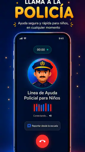 Policia de Niños Llamada Falsa screenshot