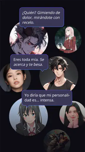 PolyBuzz: Chatea con Amigos IA screenshot