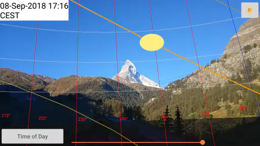 Posición de sol y luna screenshot