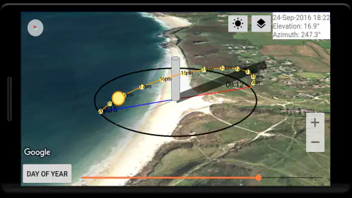 Posición de sol y luna screenshot