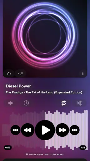 Poweramp screenshot