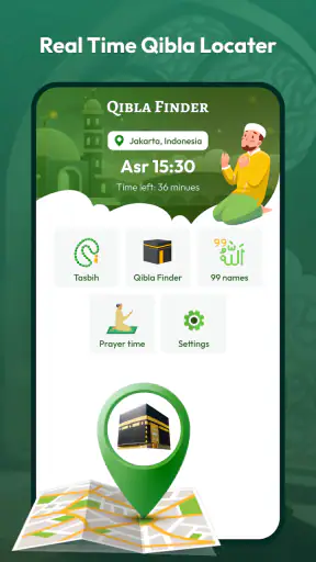 Prayer Times & Qibla Finder screenshot