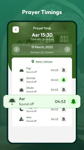 Prayer Times & Qibla Finder screenshot