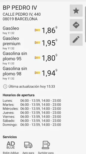 Precio de Gasolina al Instante screenshot
