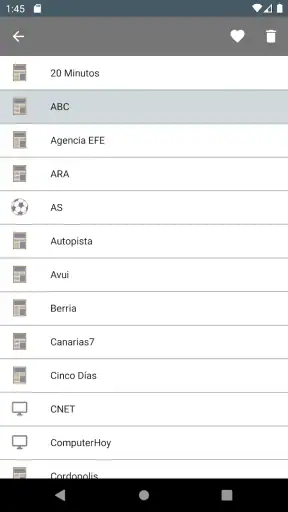Prensa de España screenshot
