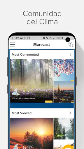 Previsión del tiempo: Morecast screenshot