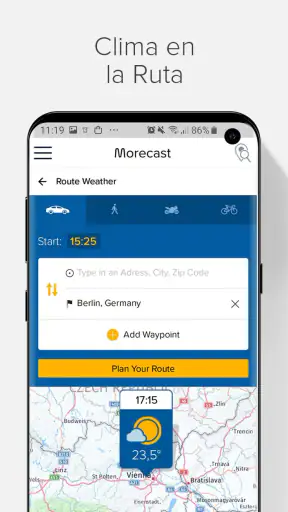 Previsión del tiempo: Morecast screenshot
