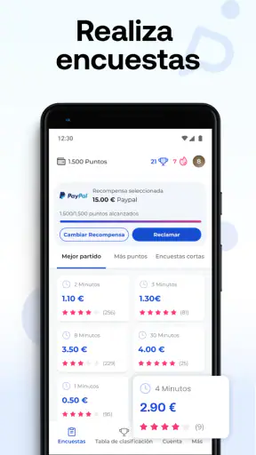 Prime Opinion Encuestas App screenshot