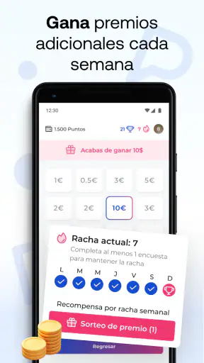 Prime Opinion Encuestas App screenshot