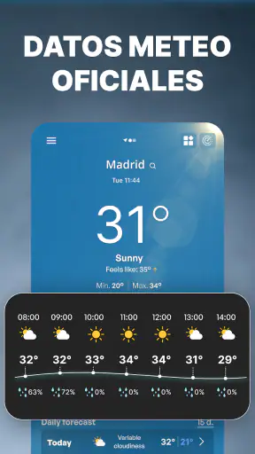 Pronóstico del Tiempo Preciso screenshot