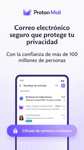 Proton Mail: Correo cifrado screenshot