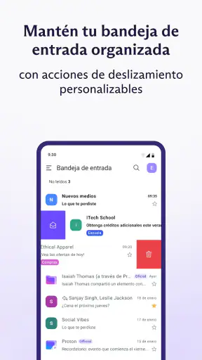 Proton Mail: Correo cifrado screenshot