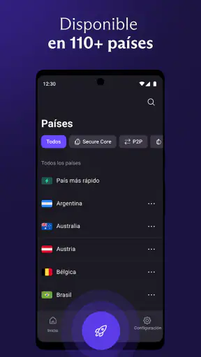 Proton VPN: VPN veloz y segura screenshot