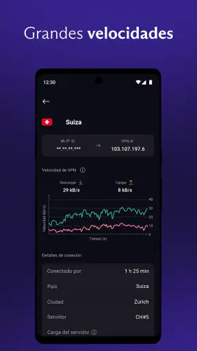 Proton VPN: VPN veloz y segura screenshot