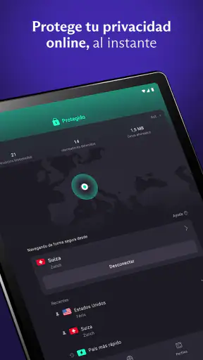 Proton VPN: VPN veloz y segura screenshot