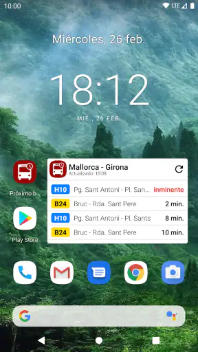 Próximo bus Barcelona screenshot