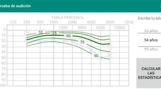 Prueba de audición screenshot