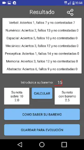 Psicotécnicos Tropa 2024 screenshot