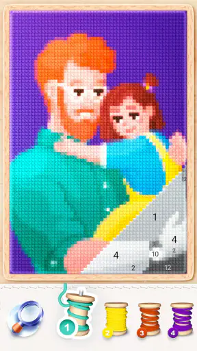 Punto de cruz Mágico: Pintar screenshot