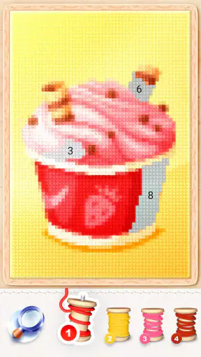 Punto de cruz Mágico: Pintar screenshot