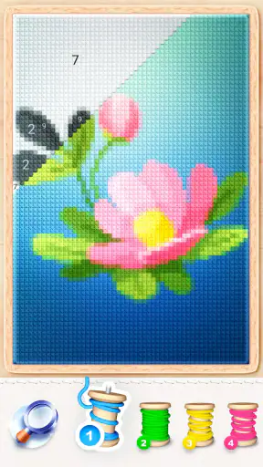 Punto de cruz Mágico: Pintar screenshot