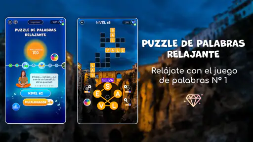 Puzzle de Palabras Relajante screenshot