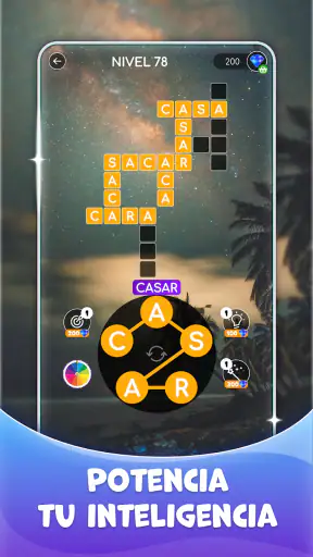 Puzzle de Palabras Relajante screenshot