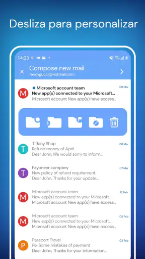 Quick Mail: Organízate screenshot