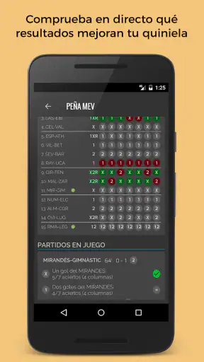 Quiniela screenshot