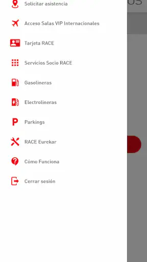 RACE SOS Asistencia screenshot
