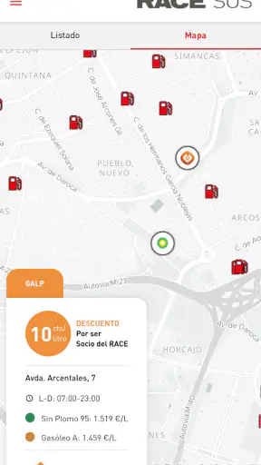 RACE SOS Asistencia screenshot