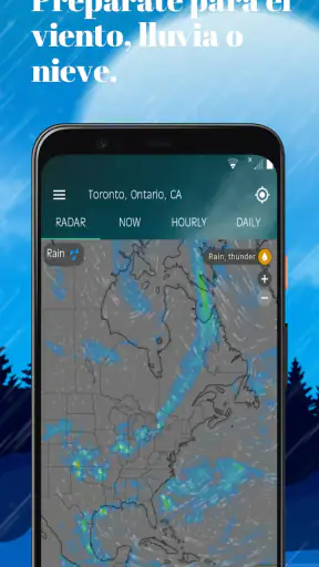 Radar climático: Forecast&Maps screenshot