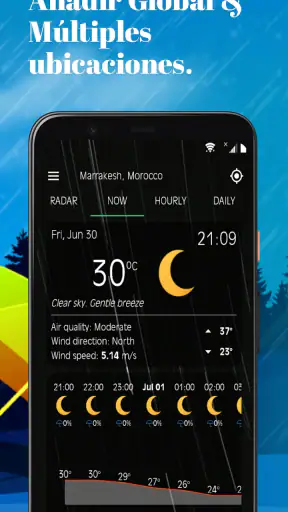 Radar climático: Forecast&Maps screenshot