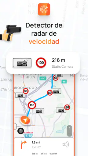 Radar, HUD, mapa, cámara screenshot