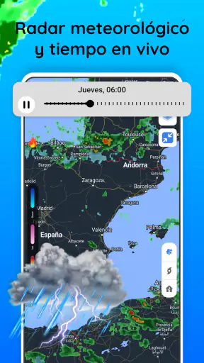 Radar meteorológico en vivo screenshot