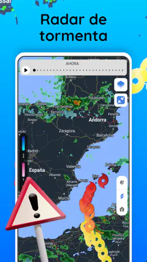 Radar meteorológico en vivo screenshot
