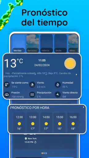 Radar meteorológico en vivo screenshot