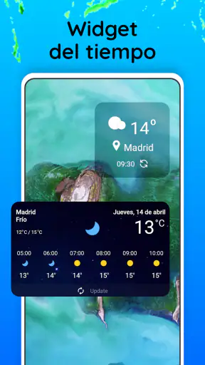 Radar meteorológico en vivo screenshot