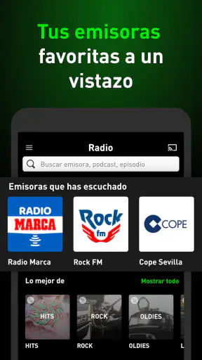 radio.es - radio y podcast screenshot
